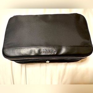 Dior beauty brush case with brushes